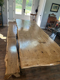 Custom Live Edge Table - Wooden Joinery