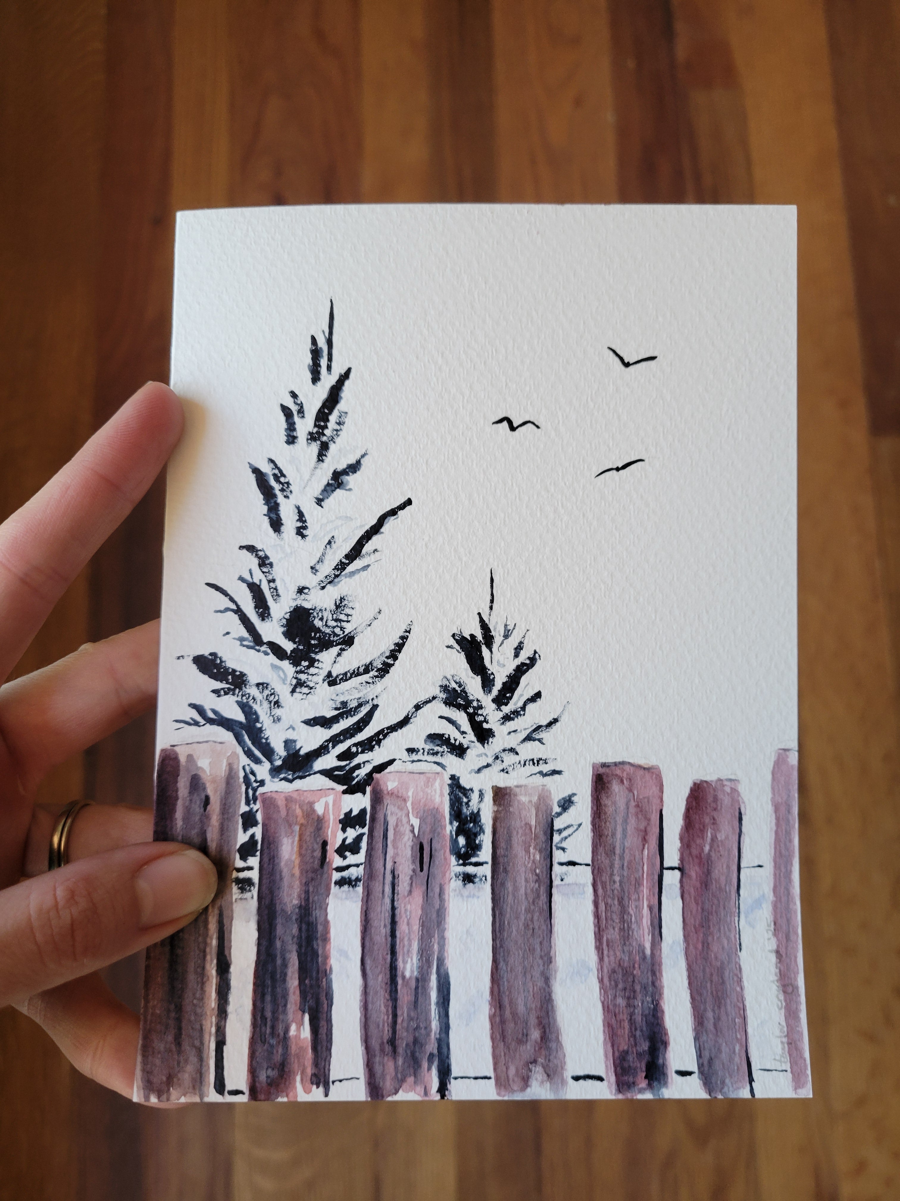 Beyond the Fence Card