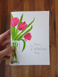 Happy Valentine's Day Tulip Card