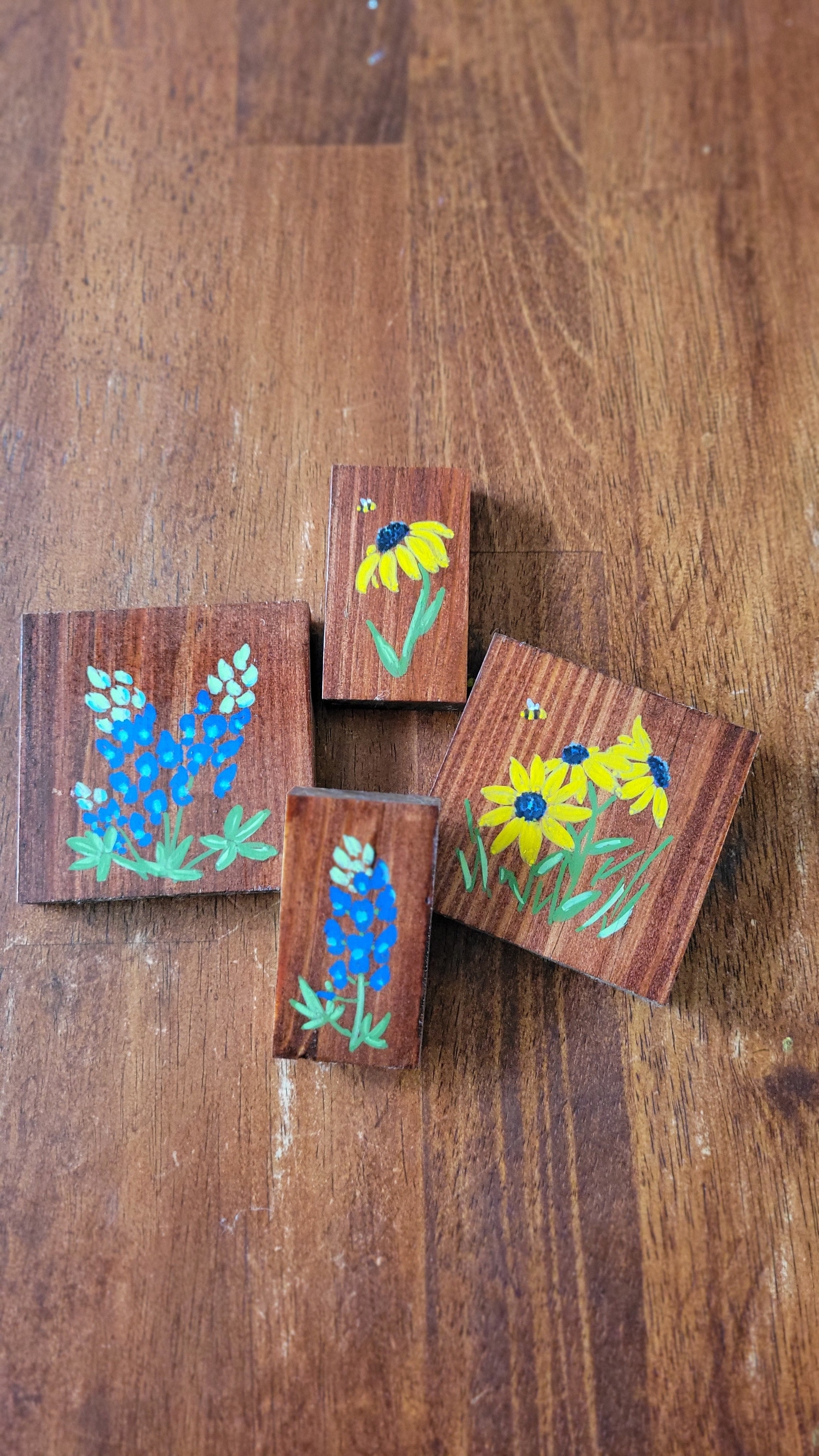 Floral Farm Magnet: Bluebonnets